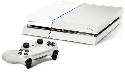 White Sony PS4