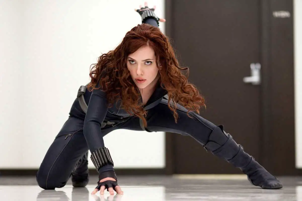 Scarlett Johansson as Natasha Romanoff Black Widow Harley Davidson