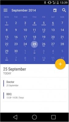 Today-Calendar-Android