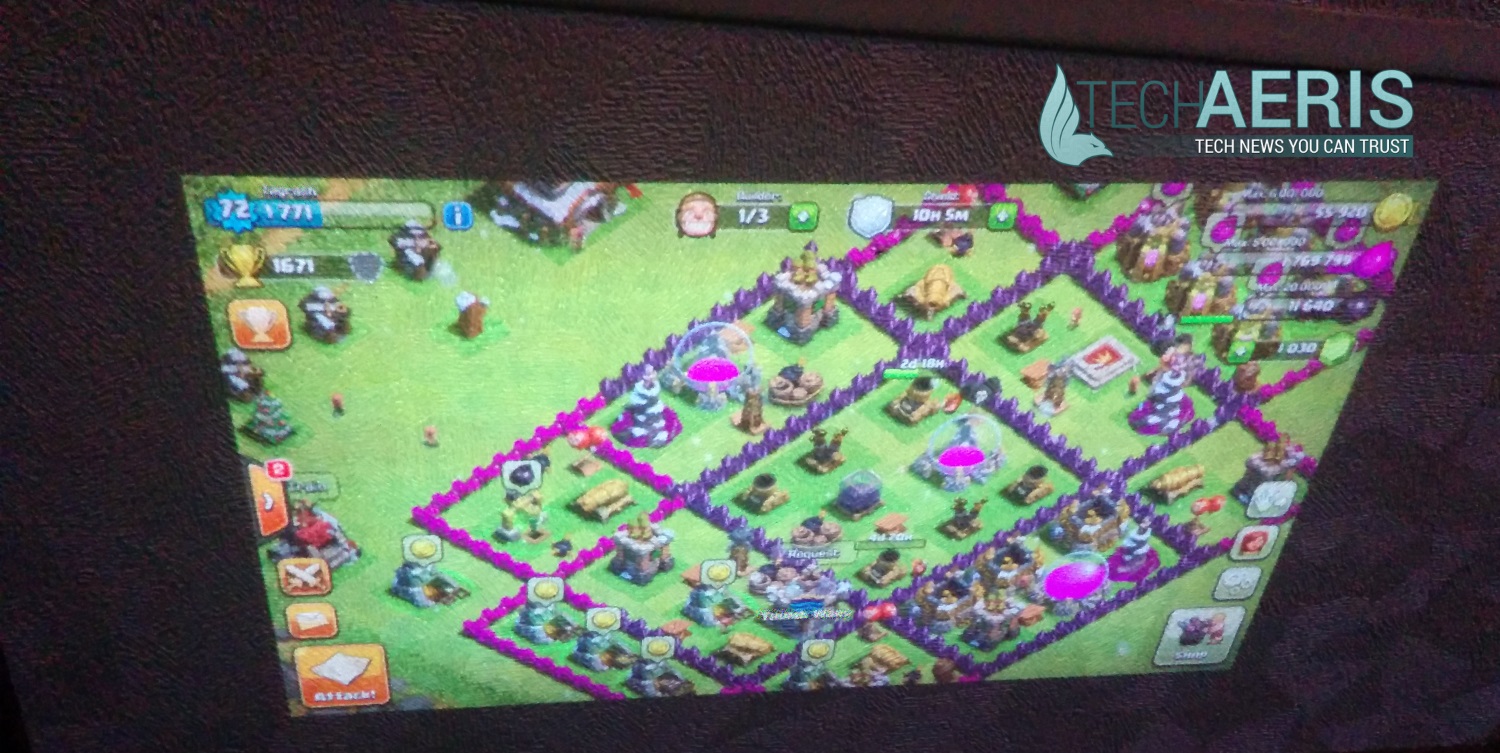 Projecting some Clash of Clans