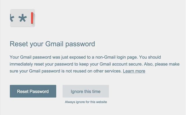 Password-Alert-Message
