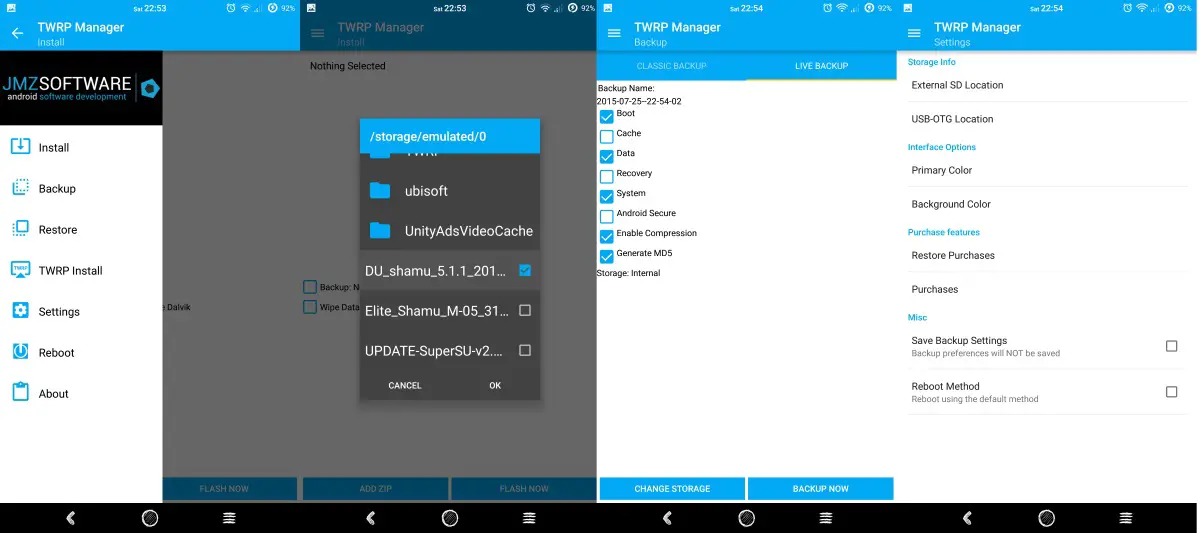 TWRP Manager Design Update 2