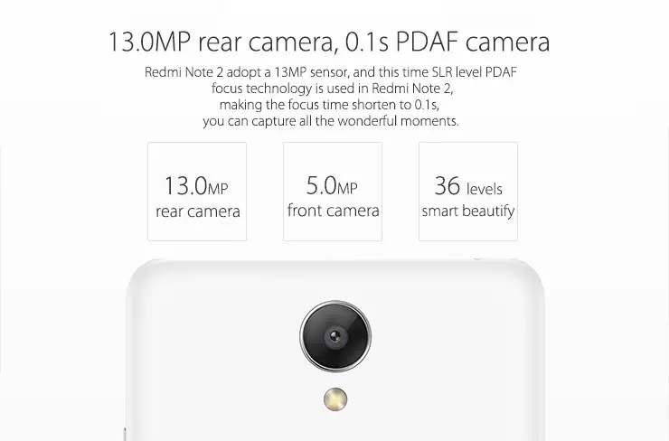 Xiaomi RedMi Note 2 Camera