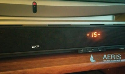 ZVOX Soundbase 570 Disappearing Display