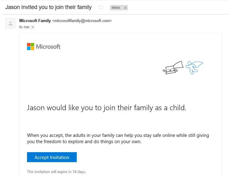 Microsoft-Family-Settings-08-Child-Added-Invite-Email