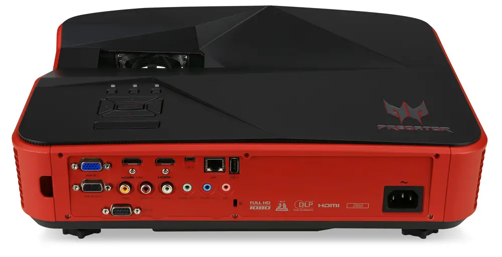 Acer-Predator-Z850-Gaming-Projector-Rear