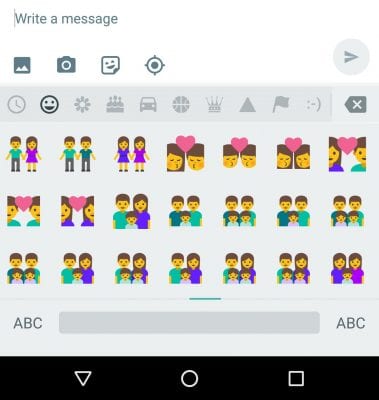 Second Android N Developer Preview - Emojis Pg 2