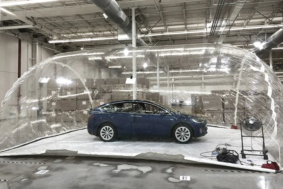 Tesla Model X biohazard-bubble, Tesla Bioweapon Defense Mode