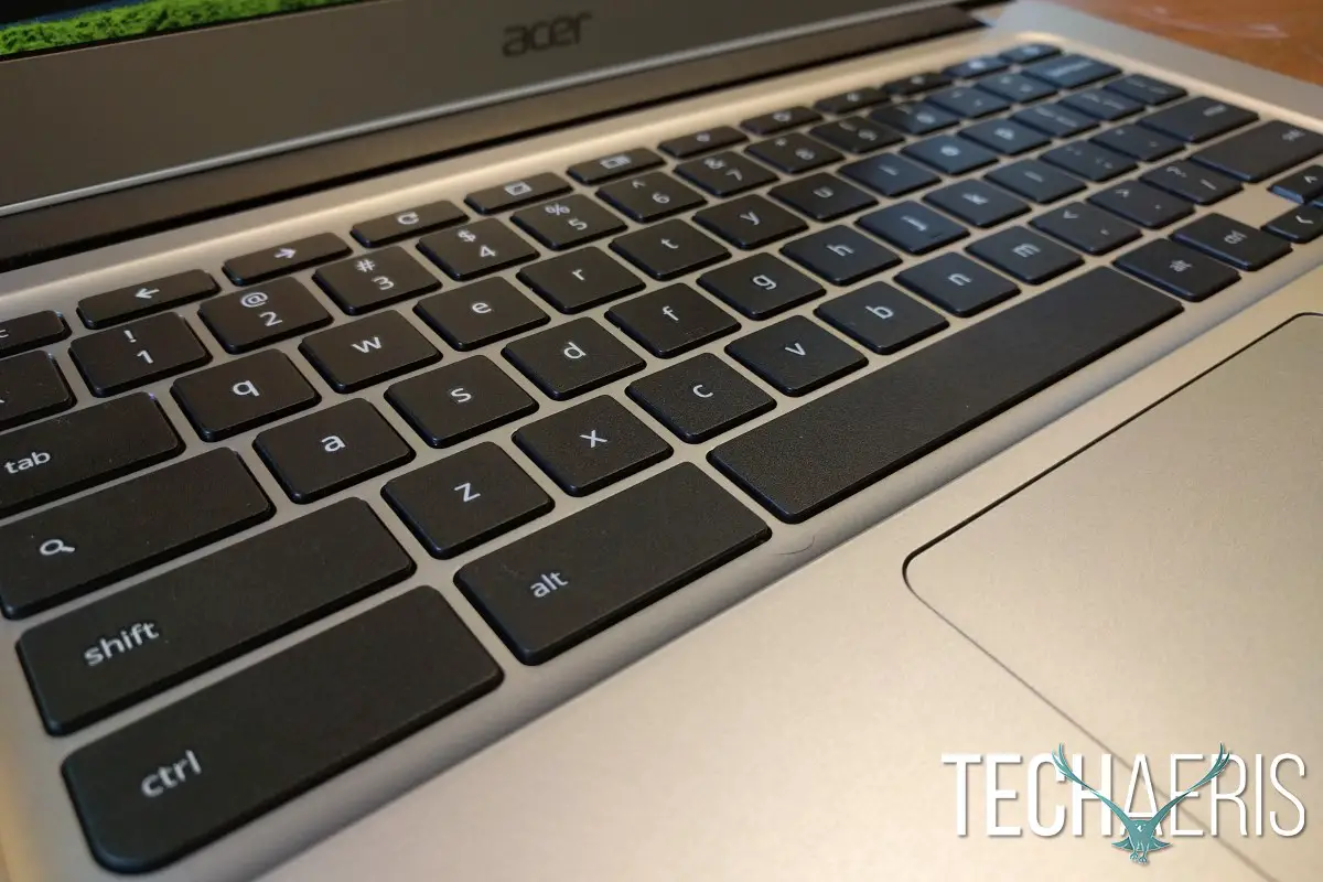 Acer Chromebook 14 Review Keyboard