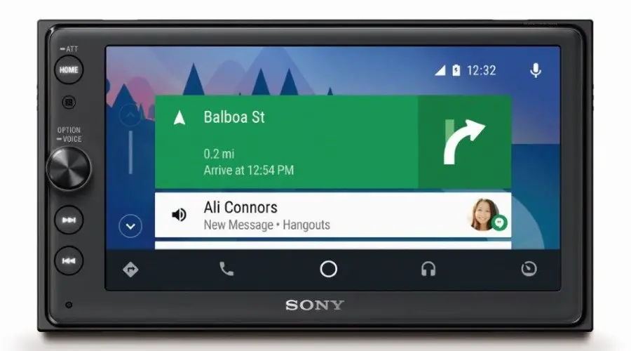 Sony XAV-AX100 Front Android Auto
