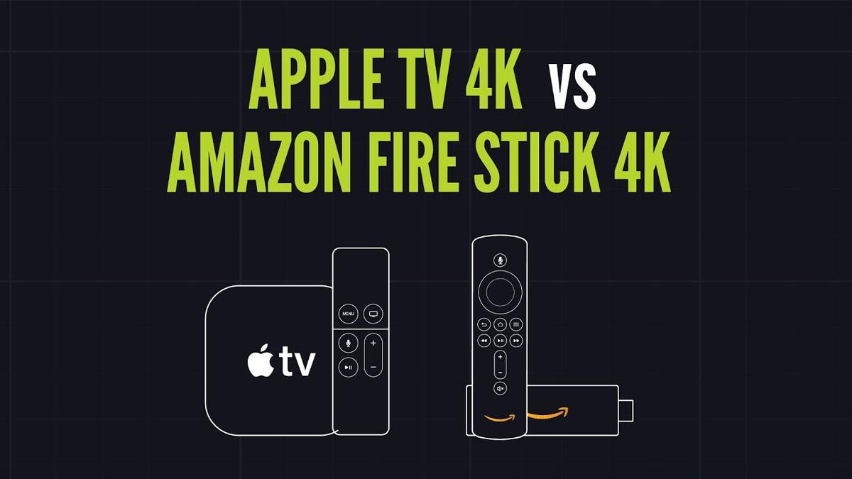 'Video thumbnail for Apple TV 4K vs Amazon Fire Stick TV 4K'