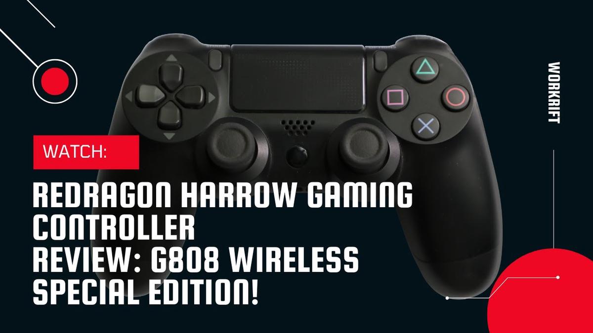 'Video thumbnail for Redragon Harrow Gaming Controller Review: G808 Wireless Special Edition!'