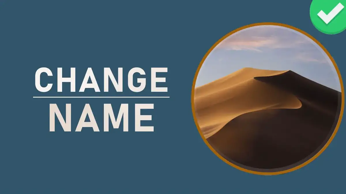 'Video thumbnail for How to Change User Account Name on Mac OS Mojave'