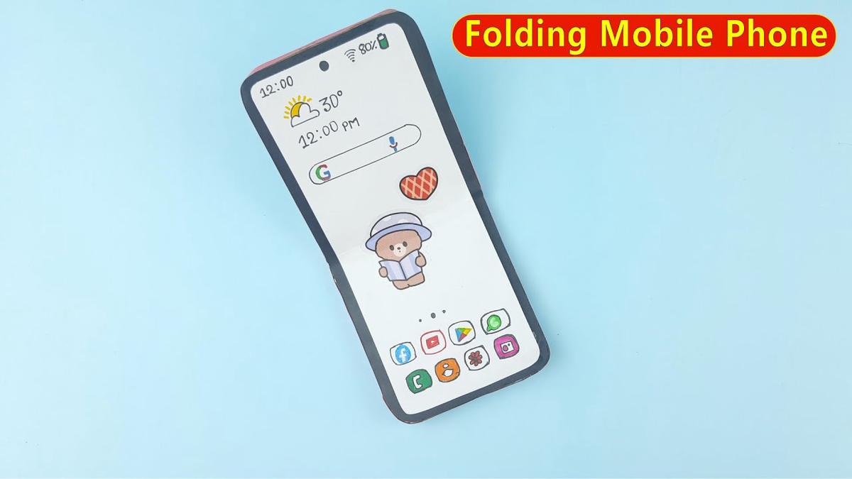 'Video thumbnail for DIY Folding Mobile Phone - Easy Paper Crafts'