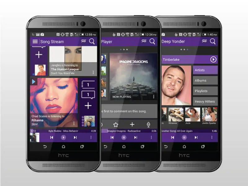 Yonder Music HTC M8