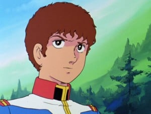 Amuro Ray, pilot of the Gundam.