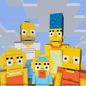Minecraft-Simpsons-detail