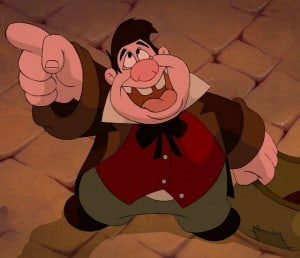 LaFou in the 1991 Beauty and the Beast animated film. 