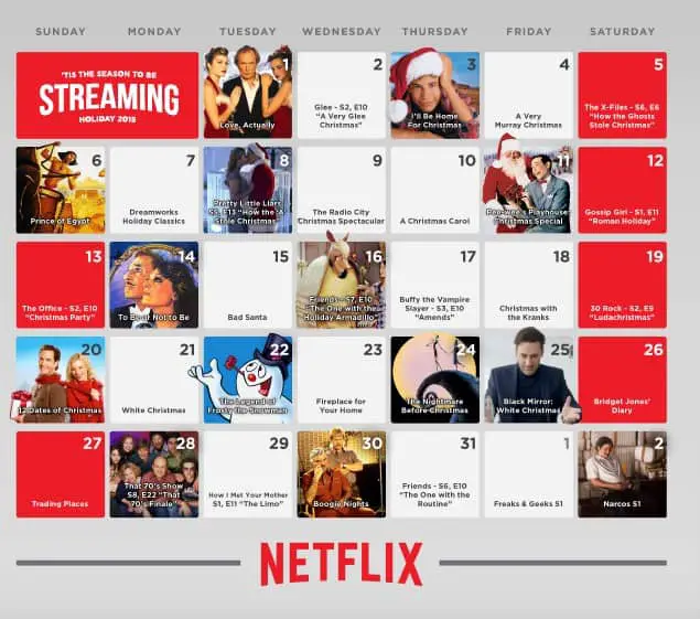 Netflix-Holiday-Calendar