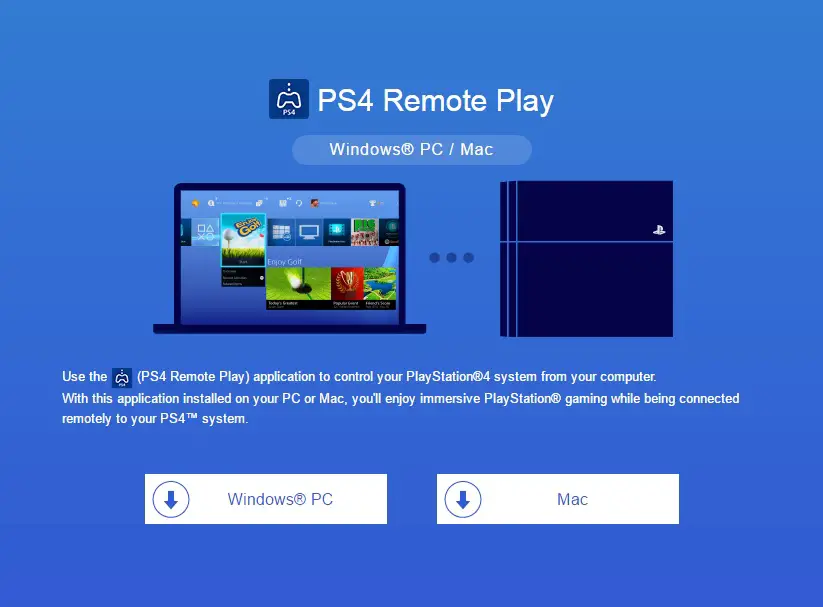 PS4 Update Remote Play