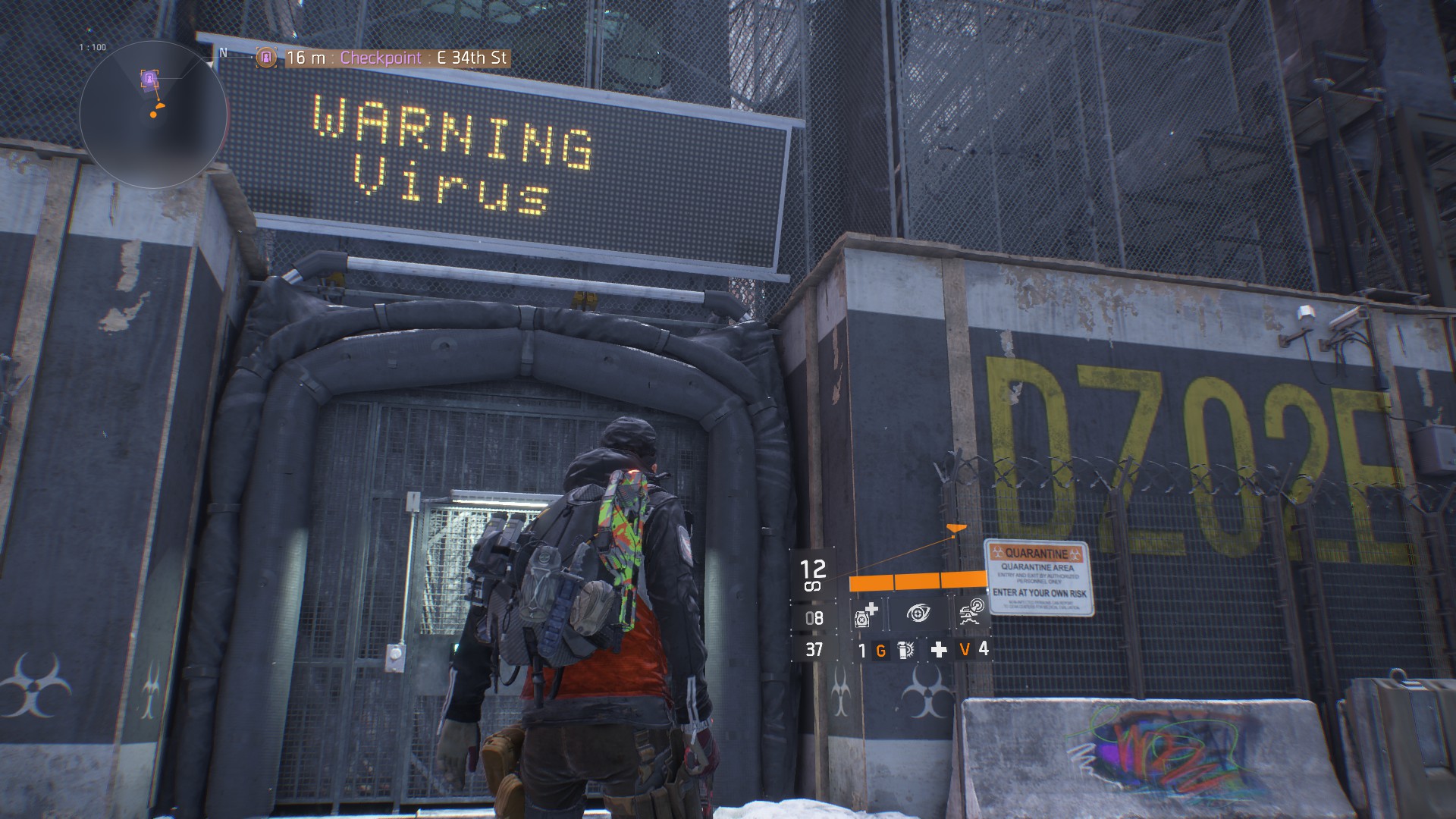 Tom Clancy's The Division warning virus