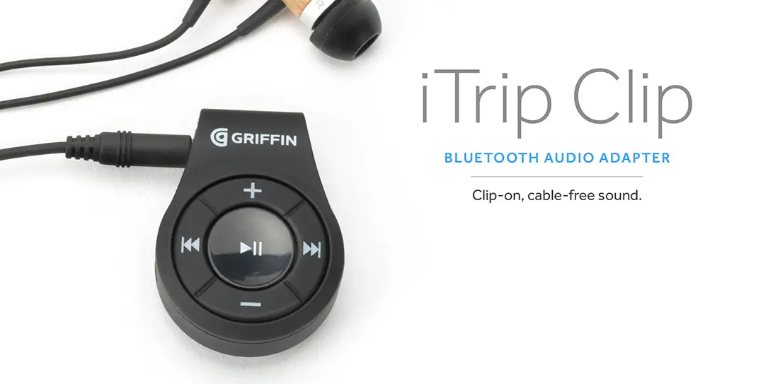 iTrip Clip Bluetooth Wired Headphones adapter