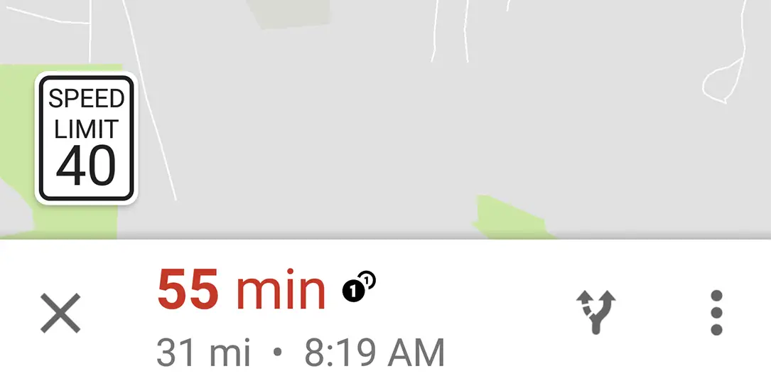 google-maps-app-speed-limit