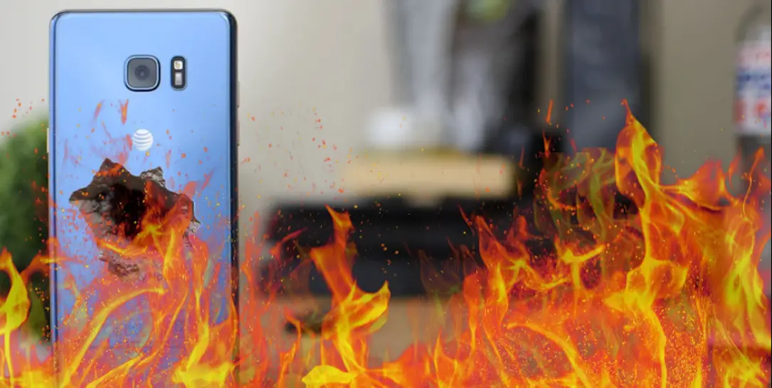 Note7 On Fire
