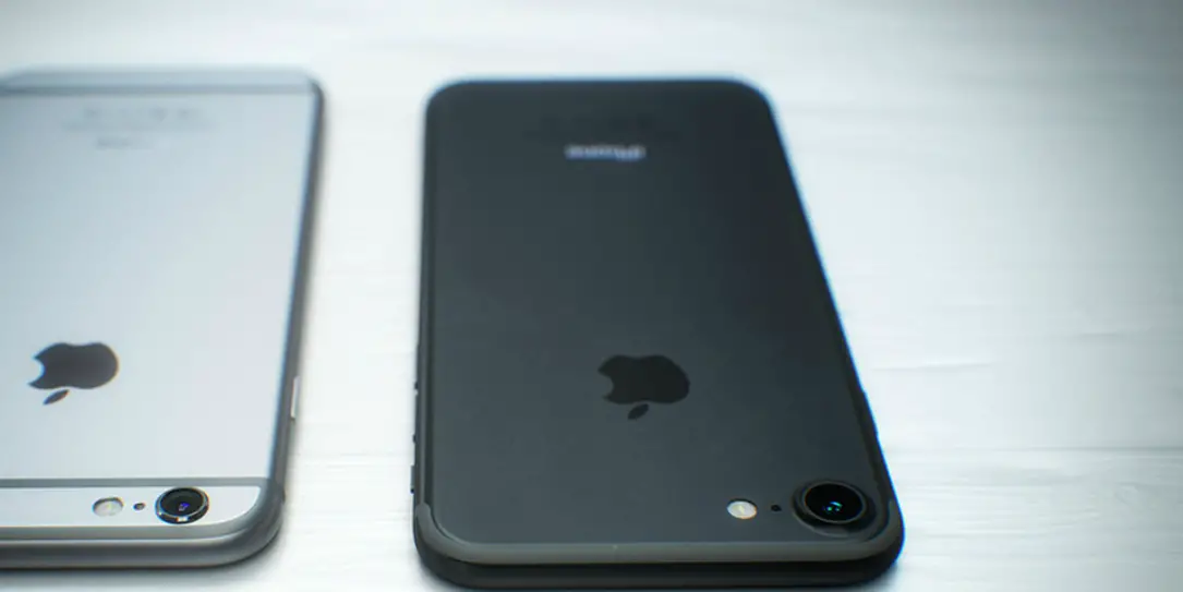 black iPhone