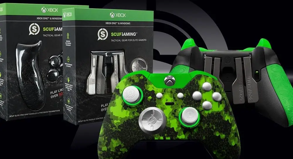 scuf gaming elite precision thumbsticks and pro grip handles