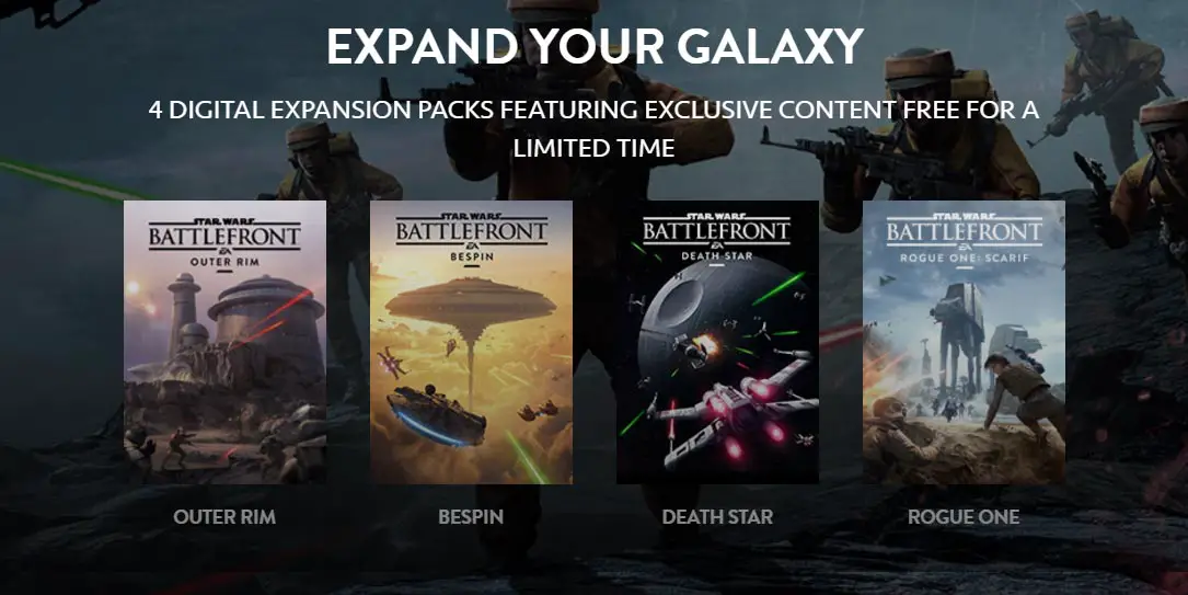 STAR WARS Battlefront Season Pass currently free for Xbox One, PS4, and PC