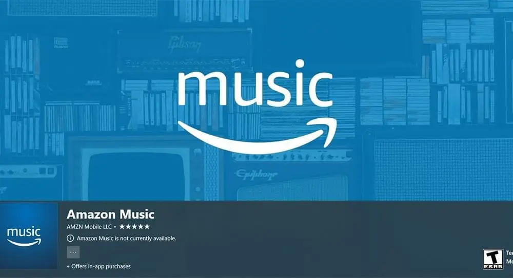 amazon music app download pc