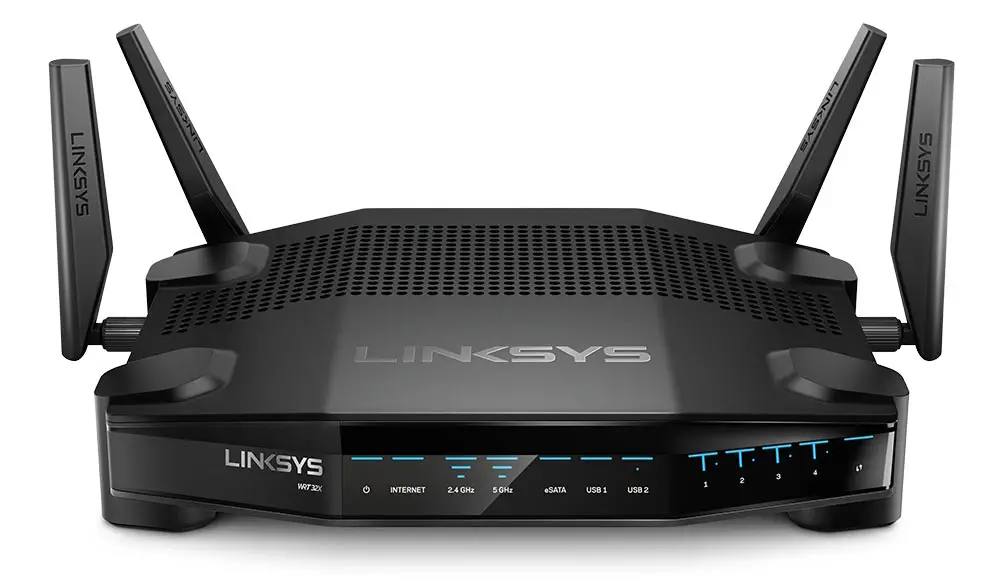 Linksys-WRT32X-review-lights