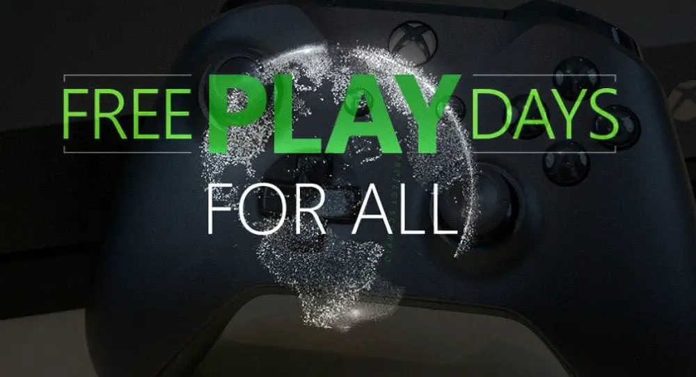 xbox free play days for all