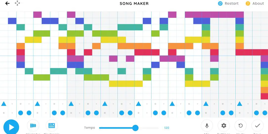 Google Song Maker Chrome Music Lab FI