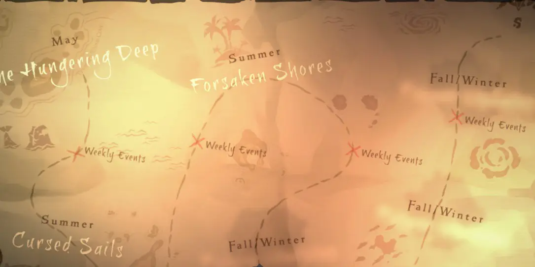 Sea of thieves map