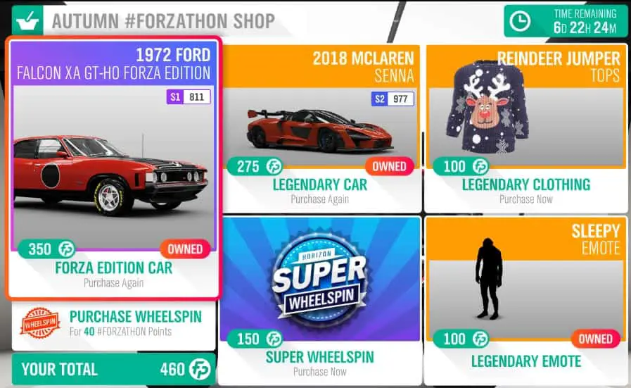 Forza-Horizon-4-Forzathon-December-27-Autumn-Forzathon-Shop