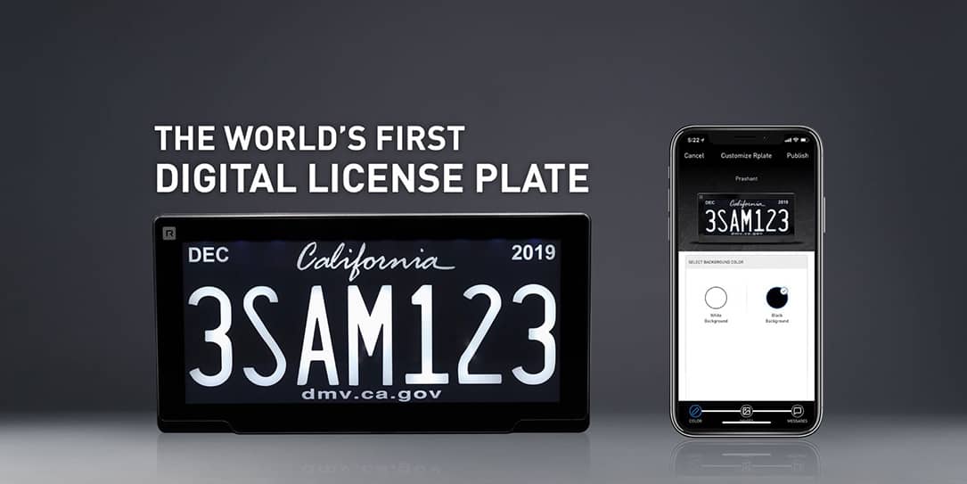 digital license plates