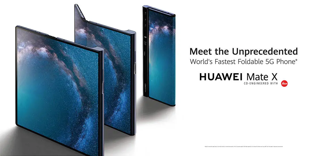 Huawei Mate X foldable phones