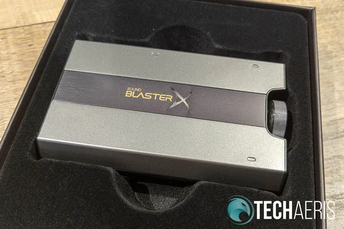 The Sound BlasterX G6 offers system versatility.