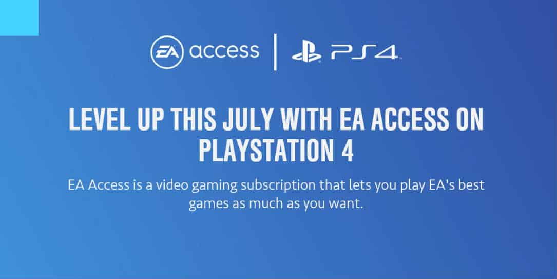EA Access PlayStation 4 logo