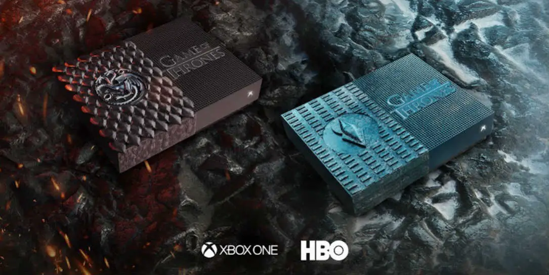 Custom Game of Thrones-themed Xbox One S consoles