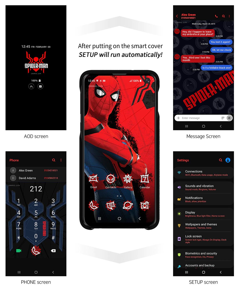 Spider-Man: Far From Home smart cover screenshots