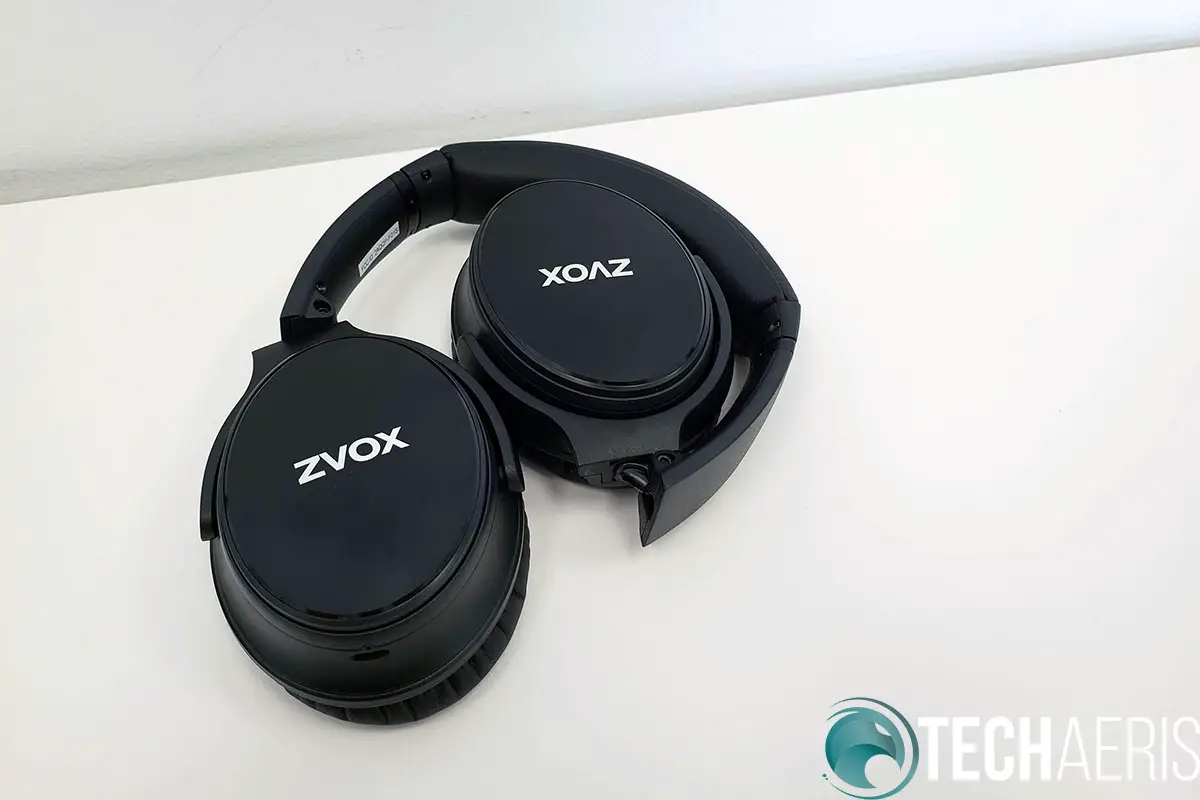 ZVOX-AV50-Wireless-Headphones-Folded