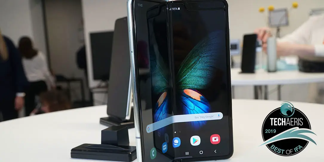 Samsung Galaxy Fold 5G best of ifa 2019 techaeris