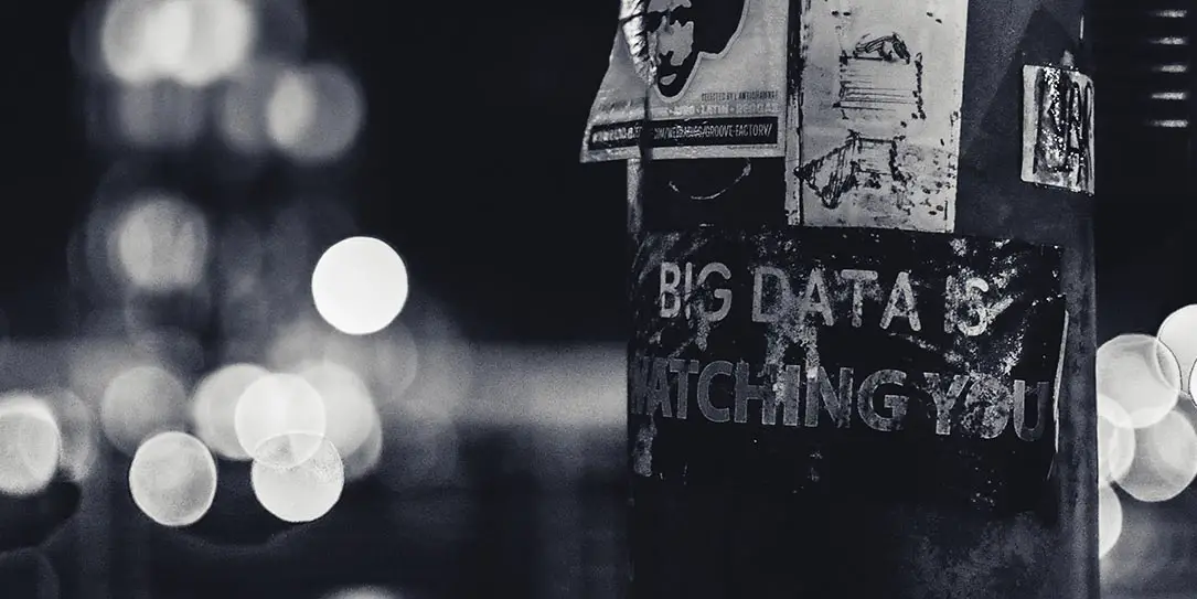 Privacy Paranoia Big Data Is Watching You signpost