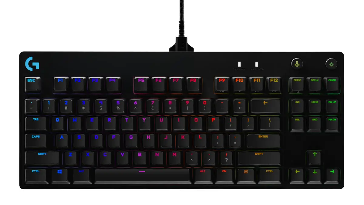 The Logitech G PRO X Mechanical Gaming Keyboard