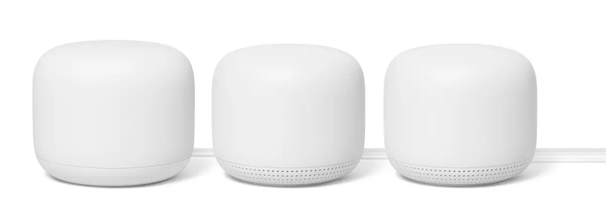 The new Nest WiFi is available in two- or three-pack sets