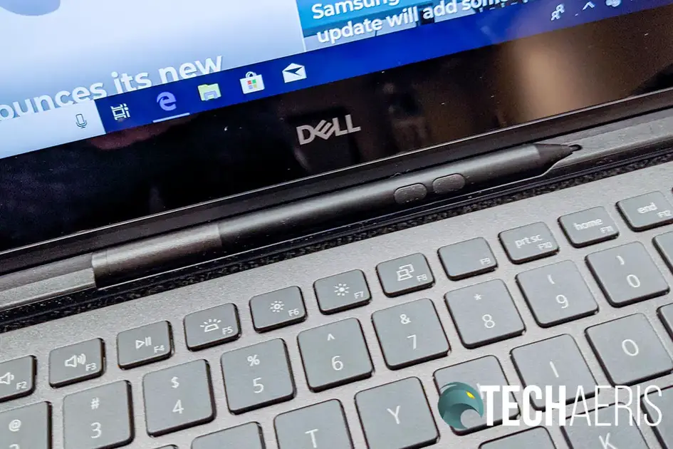Bản lề có khe cắm lưu trữ cho Dell Active Pen trên 2019 Dell Inspiron 13 7000 2-in-1
