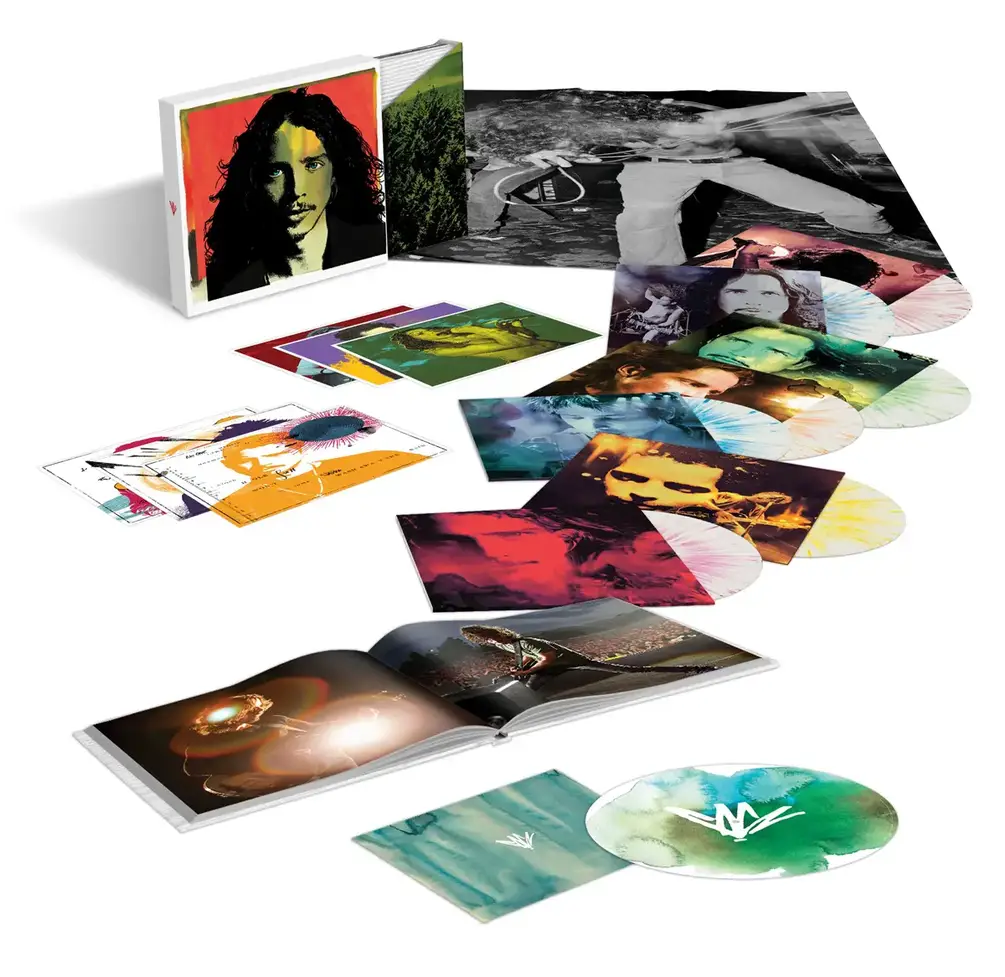 The Chris Cornell Super Deluxe LP box set contents